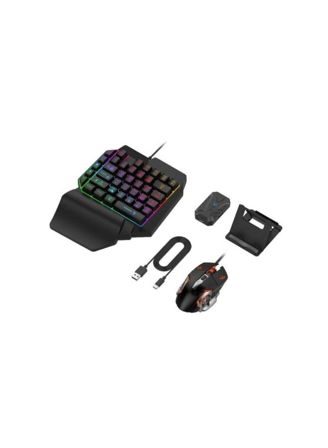 ACLIX Professional Gaming Mouse & Keyboard Bundle MIX Lite + Mobile Converter & Custom Key Configuration - Image 1